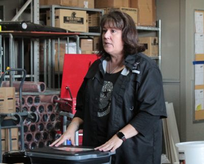Sheryl valentine teaching a thanksgiving grilling class