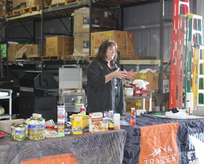 thanksgiving grilling class at outdoor chef