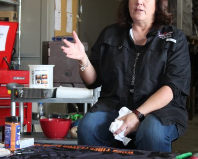 sheryl valentine teaching how to grill for thanksgiving